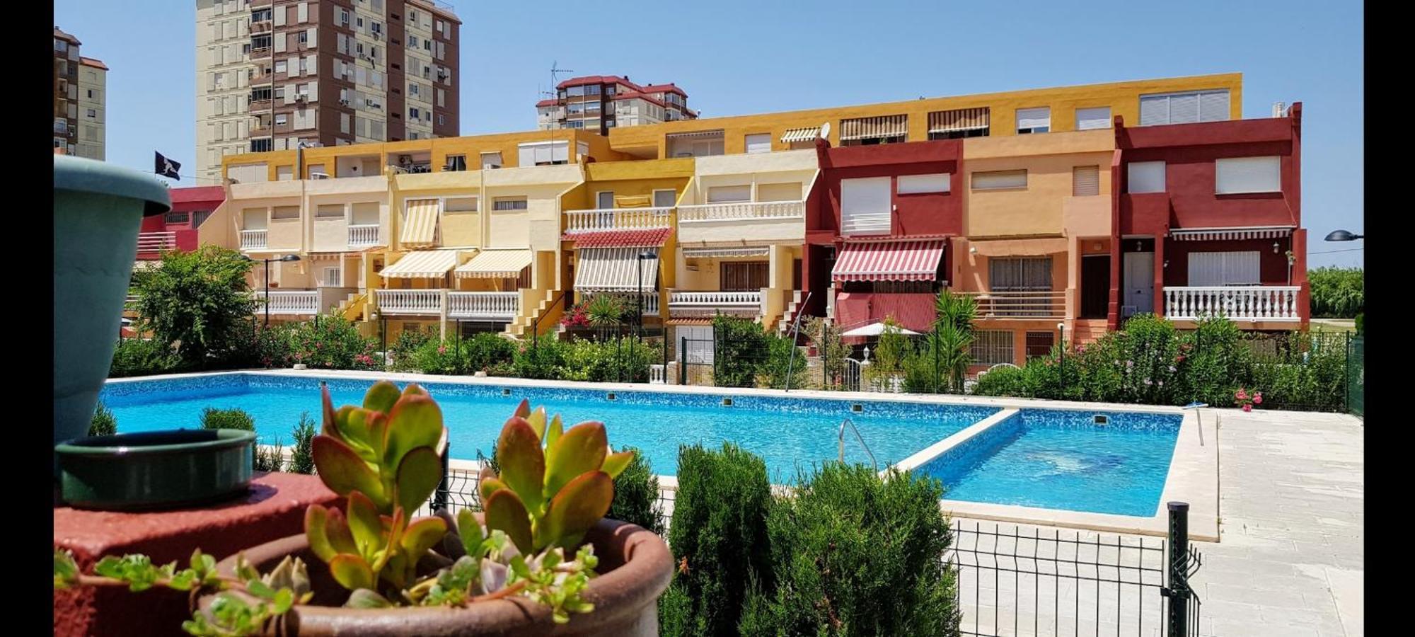 Ferienwohnung Adosado Playa Pobla Farnals Puebla de Farnals Exterior foto